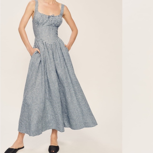 NEVER WORN Reformation Checker Gingham Balia Dress! - Picture 2 of 4